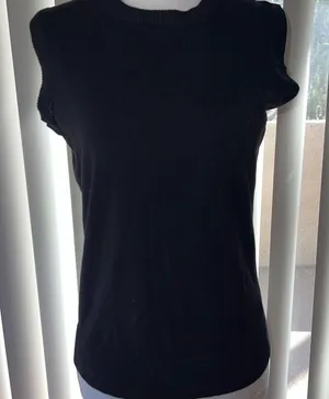 J.Crew Vintage Lightweight Slim Fit Black Sweater Vest Women’s Size M thumbnail 1