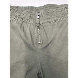 RD Style Women's Small Green Jogger Pants Zipper Waist Activewear EUC thumbnail 3