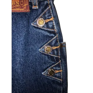 Lawman Jeans Size 5 Blue Western World Class Denim Jeans 5 90s Slim Vintage thumbnail 5