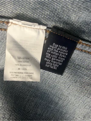 MADEWELL The Jean Jacket Pinter Wash Denim Trucker Jacket Size Medium thumbnail 12