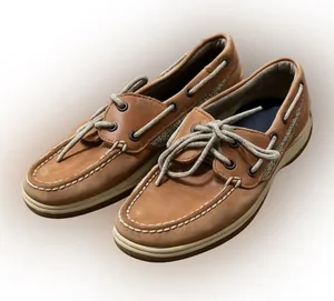 Sperry Top-Sider Intrepid Boat Shoes Women’s Size 7M Brown Leather Comfort Lace thumbnail 1
