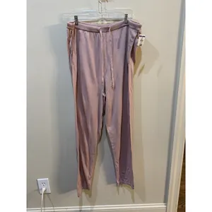 Eileen Fisher Straight York Lounge Pant Size Large Waffle Sweater Relaxed thumbnail 3