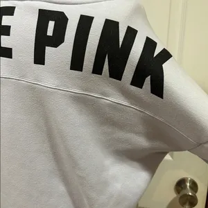 Victoria’s Secret PINK Cowl Neck Sweatshirt – Bluish Purple – Size M thumbnail 5