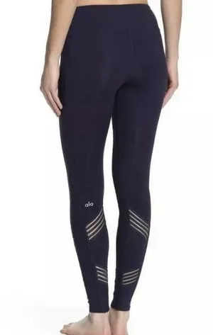 Alo NWT Multi Leggings Rich Navy Size Small thumbnail 2