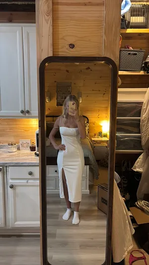 Lulus white midi dress thumbnail 11