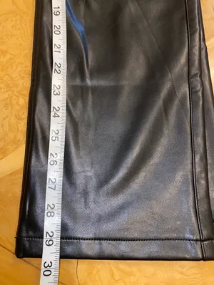 Abercrombie & Fitch The 90’s Straight Ultra High Rise Faux Leather Pants Size 4 thumbnail 11