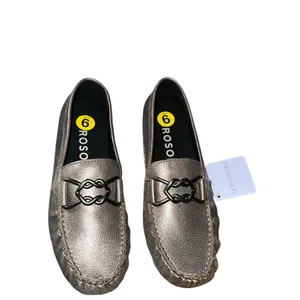 Aeropostale NEW Aerosoles Women's Gaby Casual Loafer Color:Graphite Leather SZ-9 Slip On thumbnail 8