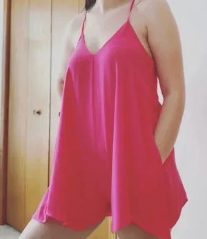 Amanda Uprichard Neon Pink Romper Solid V-neck Spaghetti Strap NWT thumbnail 1
