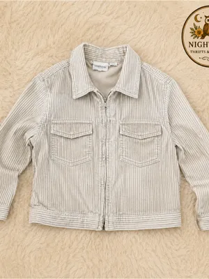 Y2K Vintage corduroy jacket ~ Medium Tan thumbnail 5