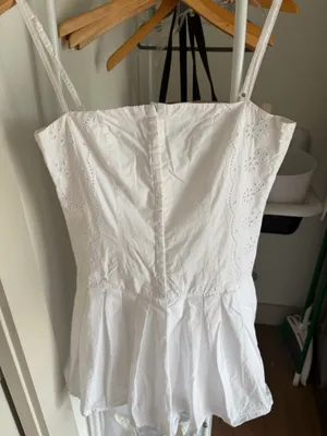 White ZARA Dress Mini thumbnail 1