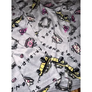 FRIENDS TV Series Pajama‎ PJ Set Women's Small S Top Pants Briefly Stated Soft thumbnail 2