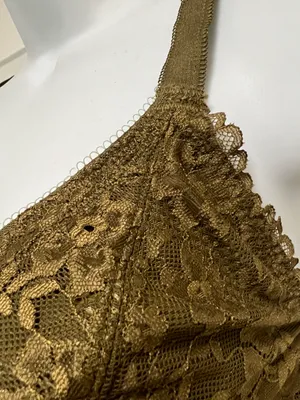 Savage X Fenty Olive FLORAL LACE AND MESH BRALETTE thumbnail 4