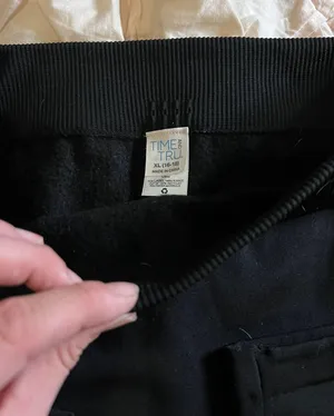 Time & Tru XL Warm Winter Black Leggings thumbnail 3
