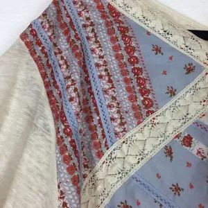 Free People Prairie Days 3/4th Sleeve Boho Blouse thumbnail 7