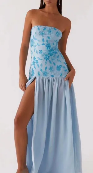 Long Blue Peppermayo Dress  thumbnail 1