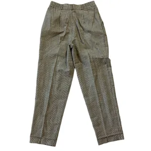 Casablanca Tweed Career Pants Gray Size 8 thumbnail 4
