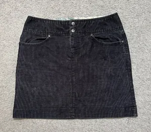 Athleta Dark Gray Vintage Ridge Corduroy Mini Skirt thumbnail 1