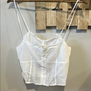SKIMS White Fitted Bustier Camisole thumbnail 9