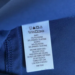 Tommy Bahama Golf Skort Womens Large Navy Blue Ruffle‎ Hem Athletic Skirt Shorts thumbnail 4