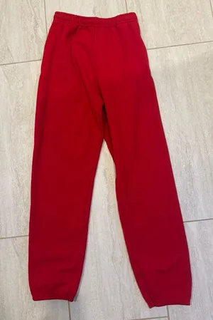 red sweatpants thumbnail 1