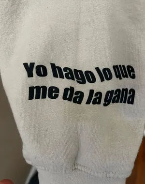 Bad Bunny Hoodie Tan Size M thumbnail 2