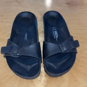 Birkenstock Womens Madrid EVA Adjustable‎ Strap Slip On Sandals Black Size 40 thumbnail 2