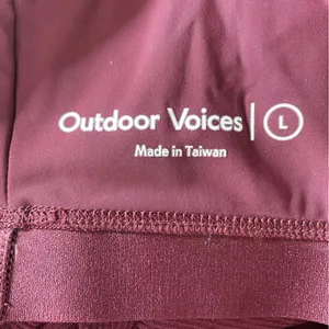 OUTDOOR VOICES SuperForm Rib High Neck Tank Top in Shiraz Size L thumbnail 12