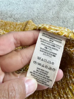 Free People Women’s Love This City Sweater V-Neck Longsleeve Boho in Mustard L thumbnail 10
