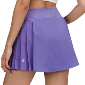 Lululemon Side-Pleat High-Rise Tennis Skirt Charged Indigo Sz 4 Skort thumbnail 1