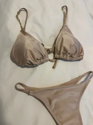 Shade & Shore Champagne Color Bikini Set thumbnail 2