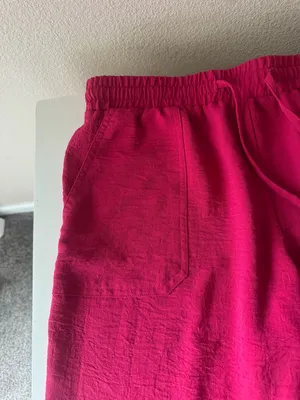 New York Clothing Company Bright Fuchsia Elastic Waist Pants thumbnail 7