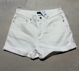 J. Crew White Women’s Rolled-Hem Denim Shorts NWT MSRP$60 25 thumbnail 1