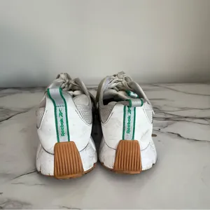 Reebok Zig Dynamica White Green Running Sneakers Size 8 thumbnail 4