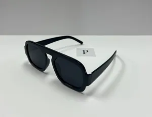 Black aviator sunglasses / classic black sunglasses thumbnail 2