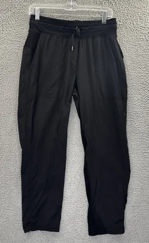 Lululemon Dance Studio Crop II‎ Pants Unlined 25" Black Athletic Women's 6 thumbnail 1