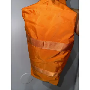 BRIC'S $210 Large‎ X Travel Deluxe Weekender Duffle Bag Orange Nylon Leather 22" thumbnail 9