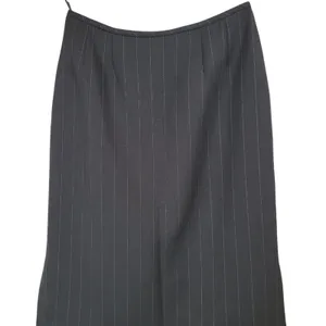 Tahari‎ Arthur Levine Women Black Pinstripe Career Skirt Size 4 thumbnail 3