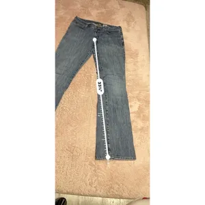 Eddie Bauer Jeans‎ Women's 6L Blue Cotton Denim Mid Rise Wide Leg Casual Bin11 thumbnail 3
