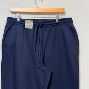 Style & Co Womens Navy Blue Straight Fit Mid Rise Fleece Sweatpants Large NWT thumbnail 3