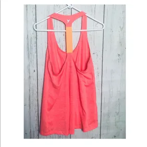 Old Navy Women’s Orange Athletic Tank Sz M thumbnail 8