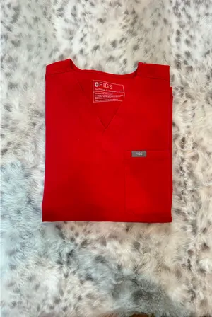 FIGS Pop Red Scrub Set thumbnail 3