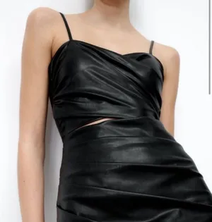 NWOT Zara Leather Dress thumbnail 4