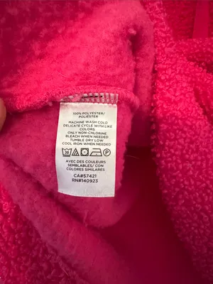 LOFT Bright Fuchsia Plush Sherpa Hooded Pullover thumbnail 5