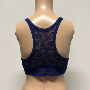 Navy Racerback Bralette Size L thumbnail 3
