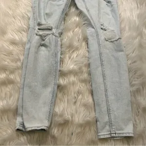 Old Navy Women's Size 6 Rockstar Super Skinny‎ High Rise Jean Light Maui Destroy thumbnail 4