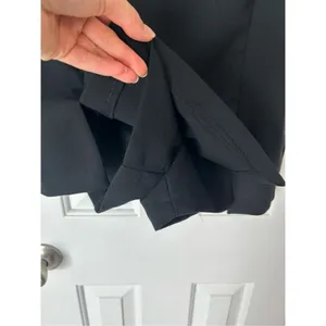 Zara Mini skort with a high waist Invisible back zip closure size M black thumbnail 2