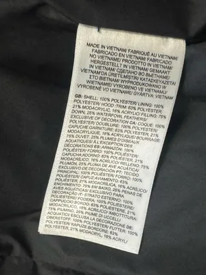 The North Face 550 Dealio Down Crop Black Fur Trim Coat Jacket Women’s XS thumbnail 5