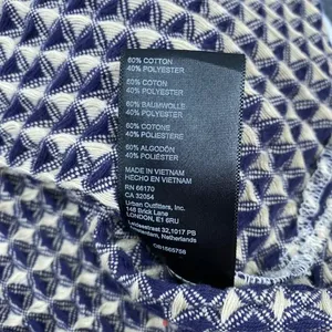 BDG Blue Beige Waffle Knit Oversized Button Down Shirt Sz SMALL Street Casual thumbnail 7