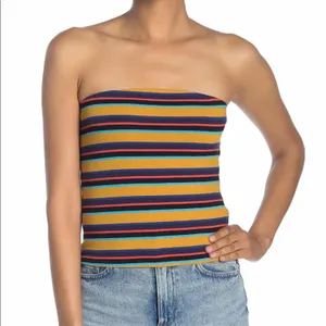 Cotton On Riley Stripe Inca Gold Everyday Tube Top Strapless Size XS NWT thumbnail 2