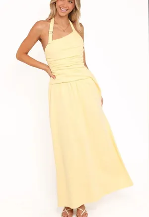 Petal & Pup Emalia Halter Maxi Dress Size Small thumbnail 1
